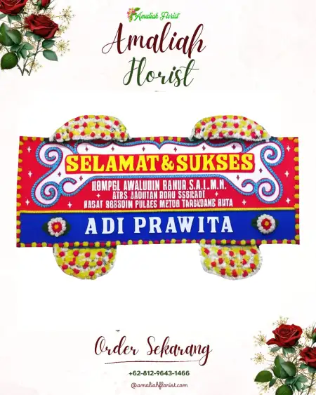 Papan Bunga Ucapan Selamat Haduyang